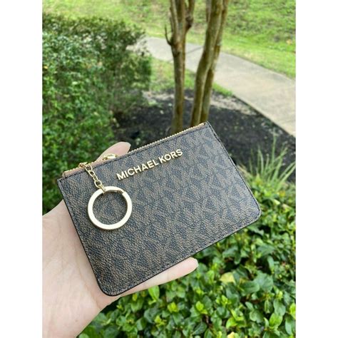 michael kors card holder|michael kors keychain card holder.